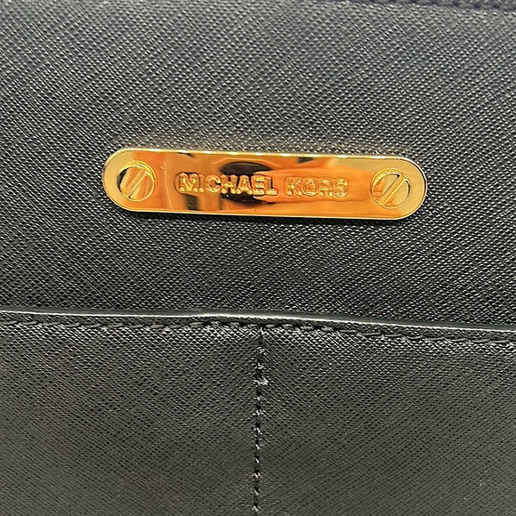 Michael Kors Gorgeous Large Black Danville Leather Tote Bag 💼 - Picture 4 of 6